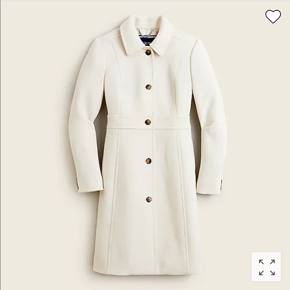 J. Crew Double Cloth Lady Day in Vintage White
